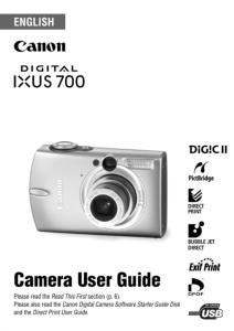 Canon Ixus 110 Is User Manual